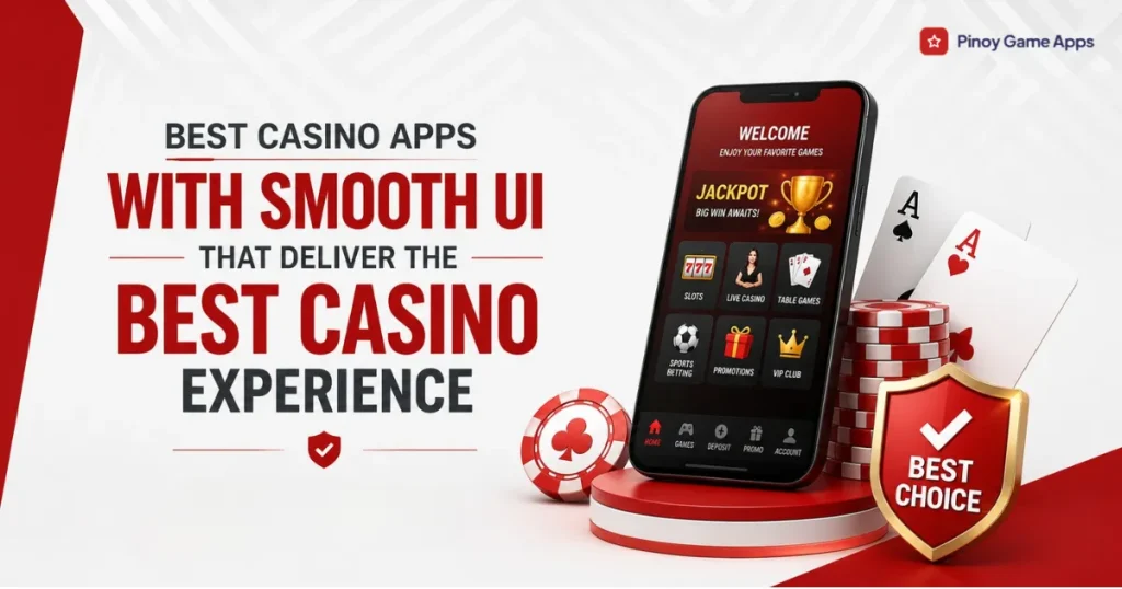 image of best casino apps with smooth ui that deliver the best casino experience