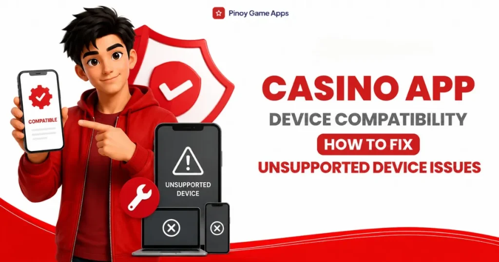 image of casino app device compatibility how to fix unsupported device issues