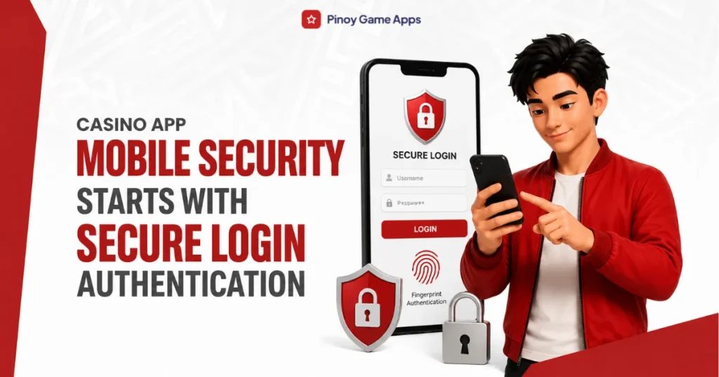 image of casino app mobile security starts with secure login authentication