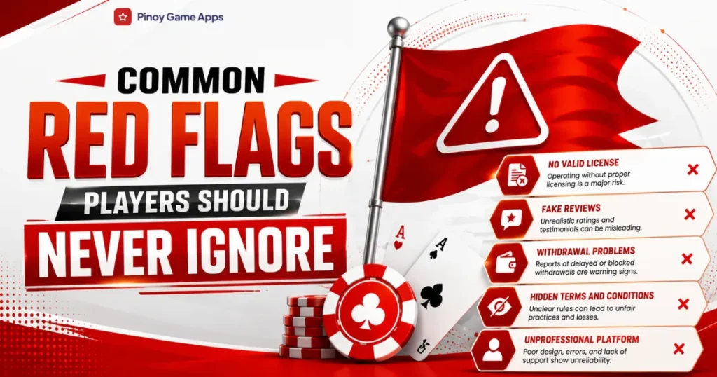 image of common red flags players should never ignore