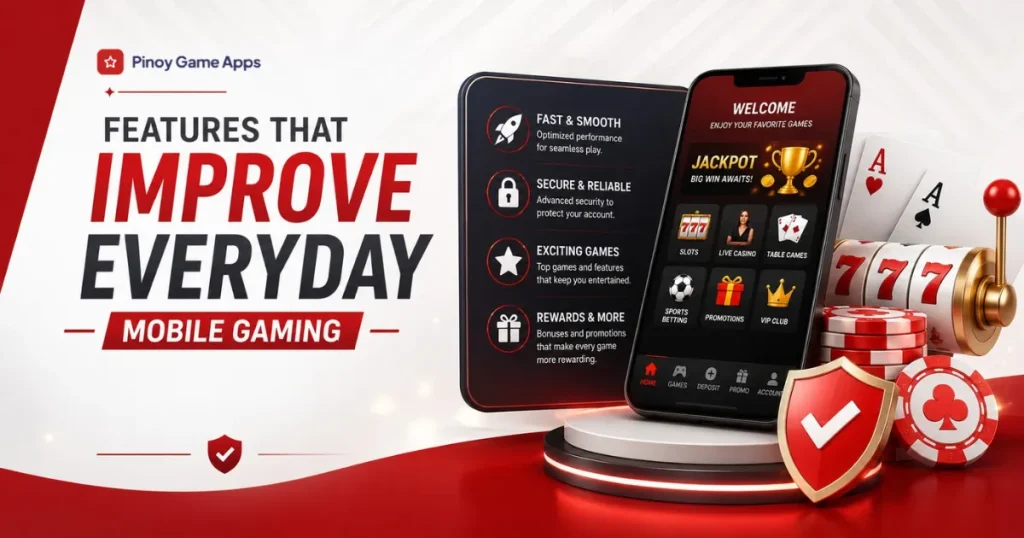 image of features that improve everyday mobile gaming
