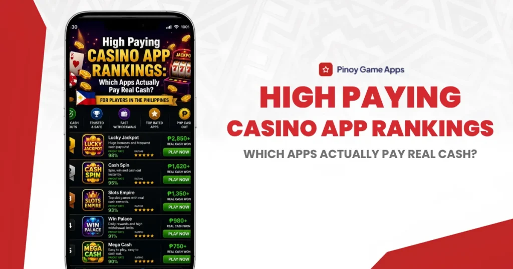 image of high paying casino app rankings: which apps actually pay real cash?