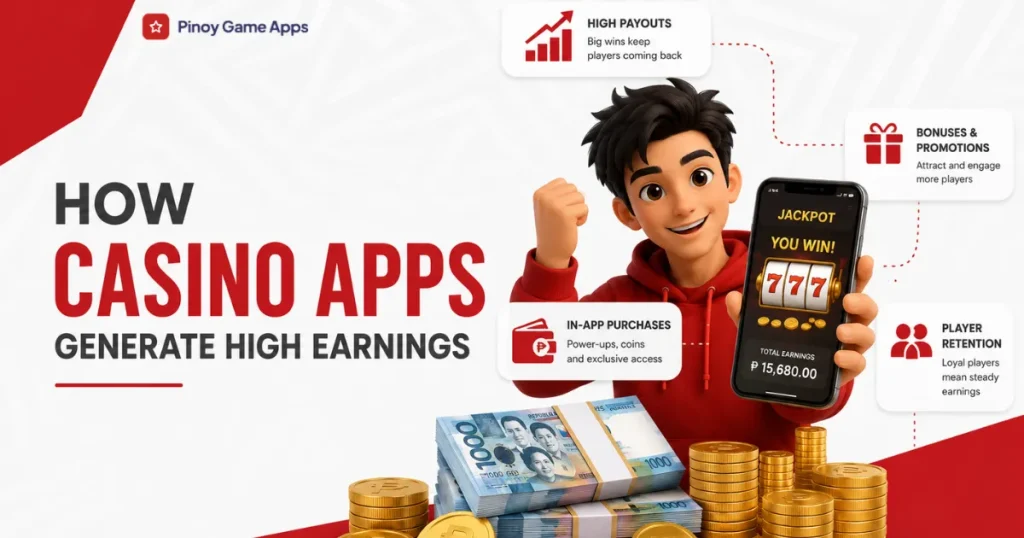 image of how casino apps generate high earnings