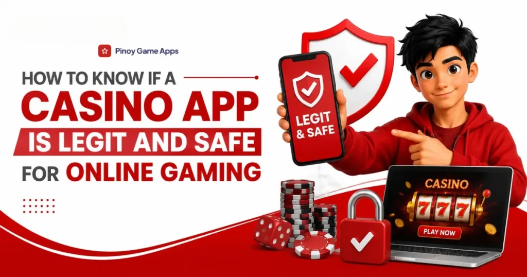 image of how to know if a casino app is legit and safe for online gaming