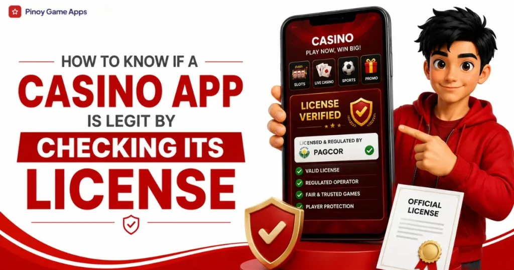 image of how to know if a casino app is legit by checking its license