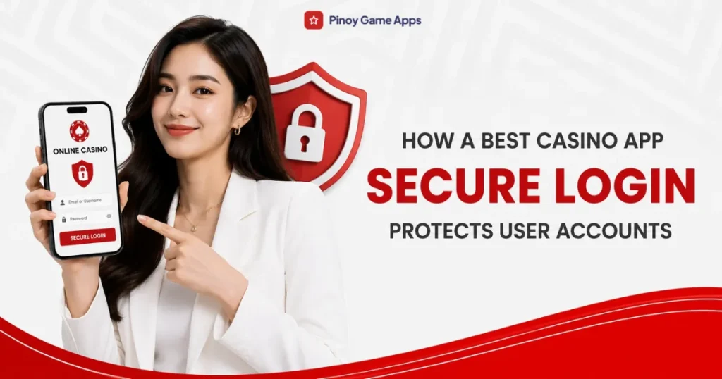 image of how a best casino app secure login protects user accounts