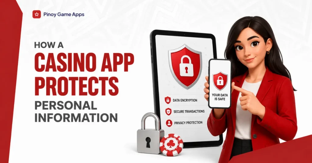 image of how a casino app protects personal information