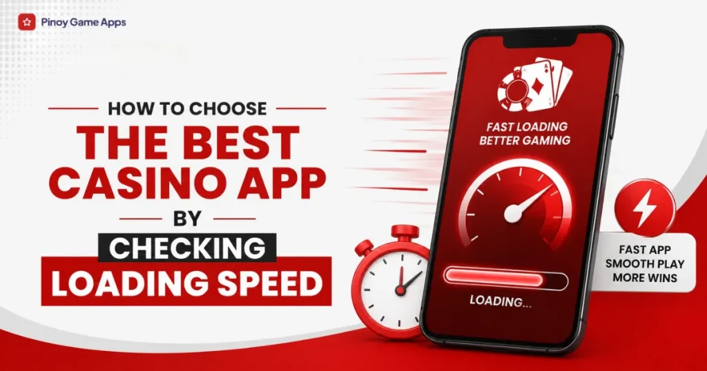 image of how to choose the best casino app by checking loading speed
