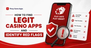 image of how to find legit casino apps and identify red flags