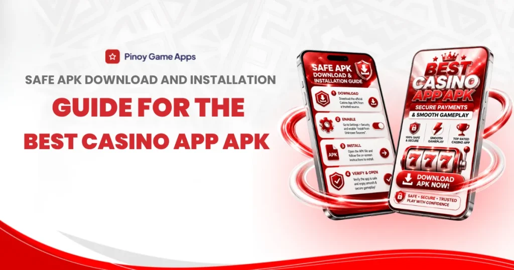 image of safe apk download and installation guide for the best casino app apk