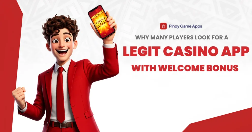 image of why many players look for a legit casino app with welcome bonus