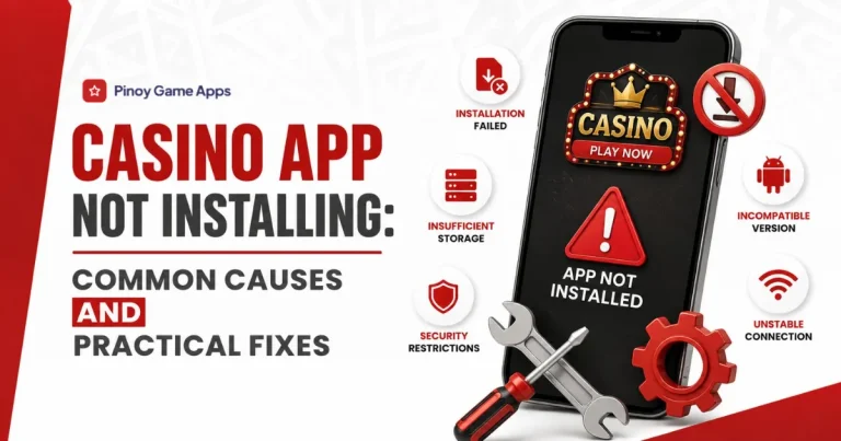 image of casino app not installing: common causes and practical fixes