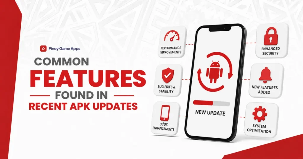 image of common features found in recent apk updates