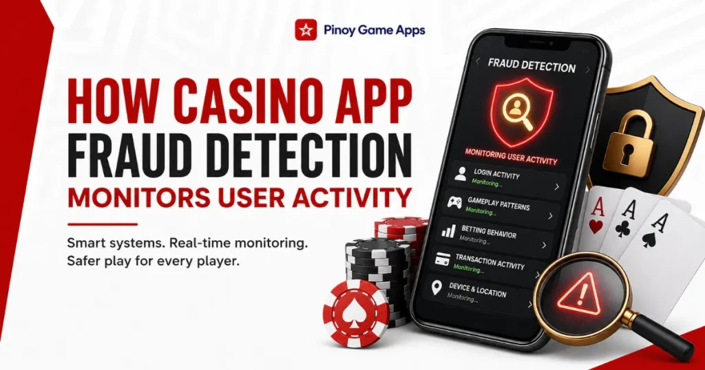 image of how casino app fraud detection monitors user activity