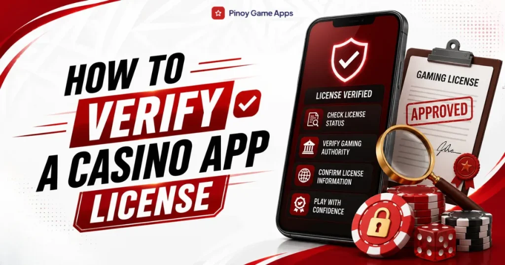 image of how to verify a casino app license